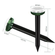 太阳能超声波驱鼠器  户外防疫动物驱虫器花园农场驱鼠器