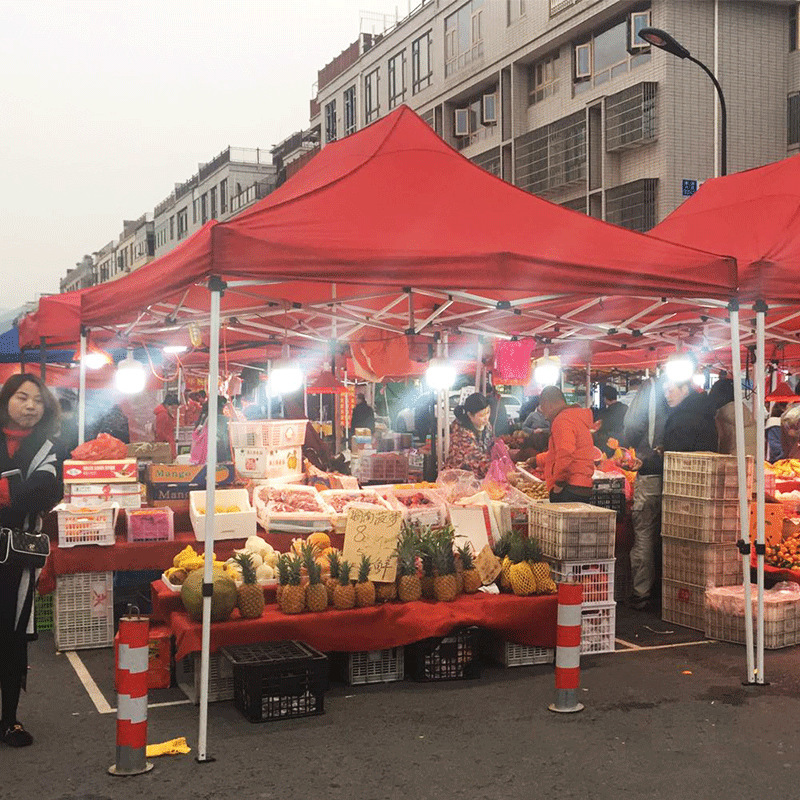 包邮户外遮阳棚伸缩雨棚停车折叠帐篷大雨伞摆摊四脚太阳夜市四方