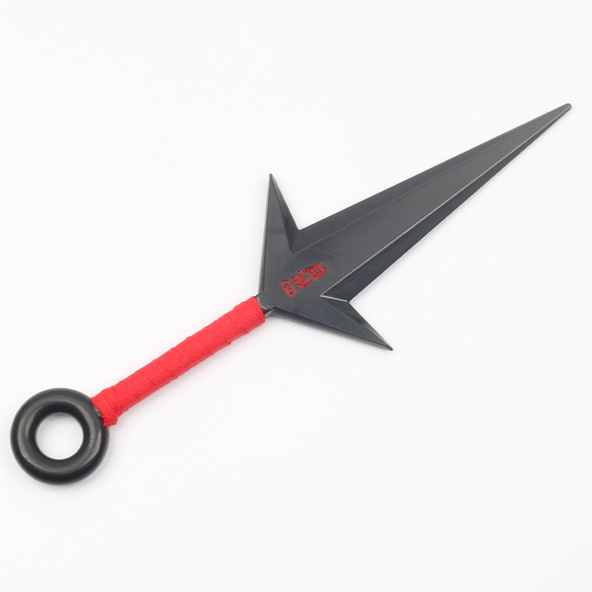 日本动漫火影 苦无四代目塑料大苦无武器 鸣人佐助火影飞镖手里剑