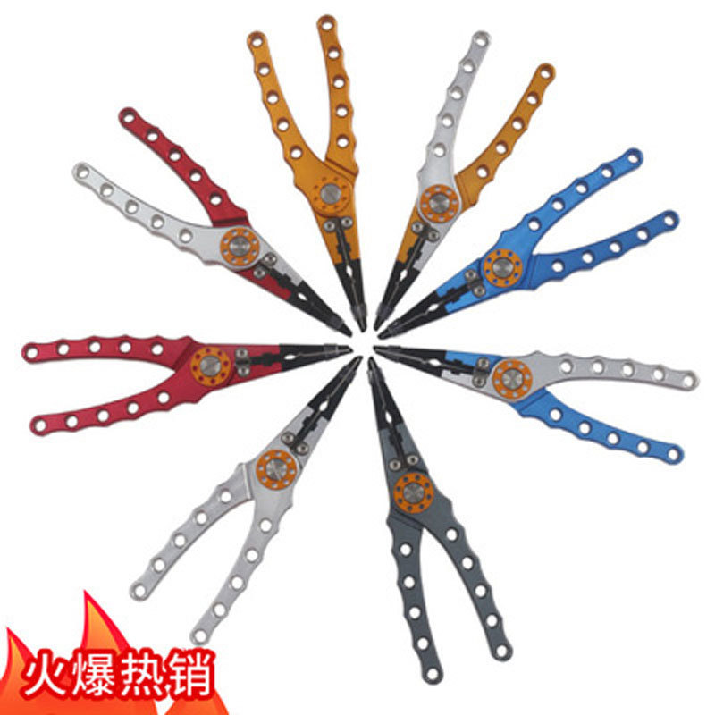 Aluminum Alloy Forceps Fishing Pliers Dyneema Pincers Fishing Line Pliers Sea Fishing Pliers