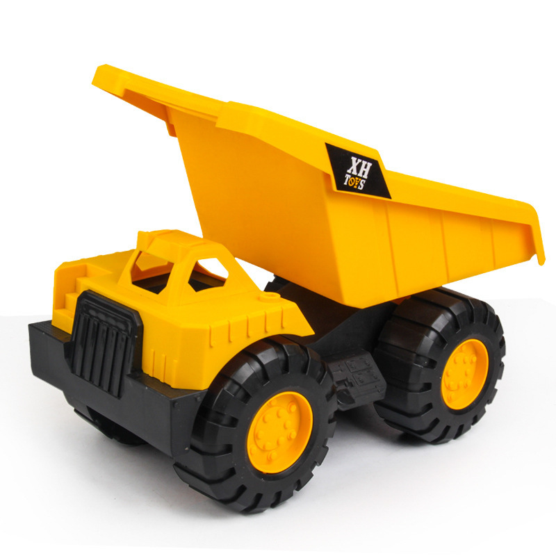 鑫行惯性工程车卸货车模型儿童节男孩677-30装载运输车拉土车玩具