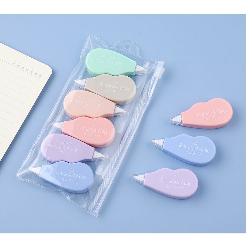 Wanyou Cute Six Candy Correction Tape 6 Pack Correction Tape Not Easy to Break Correction Tape Fresh Factory Direct Supply