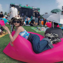 户外音乐节充气沙发双人单人便携空气床懒人坐垫野餐露营演唱会