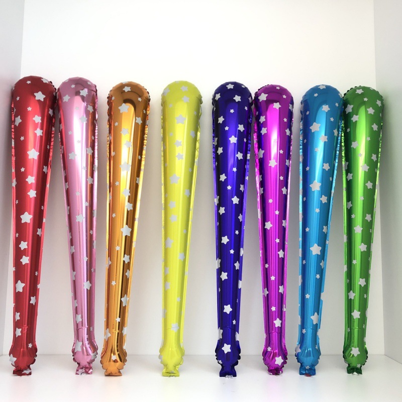 手持气球充气啦啦棒校运会运动会气氛道具中考加油棒助威棒带铃铛