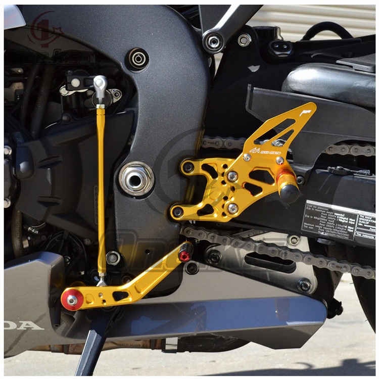 适用于honda 本田 cbr1000rr 08-16 改装升高脚踏 脚套 脚踏总成