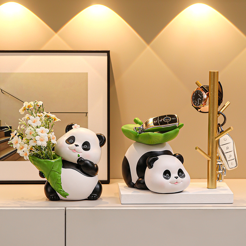 进门鞋柜上的摆件门口放钥匙入户门玄关家里装饰品摆台收纳架