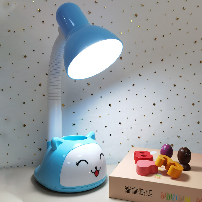 2006 Eye-Protection Lamp Led Learning Lamp Dormitory Home Office Reading Seat Cartoon Gift Lamp Learning Table Lamp