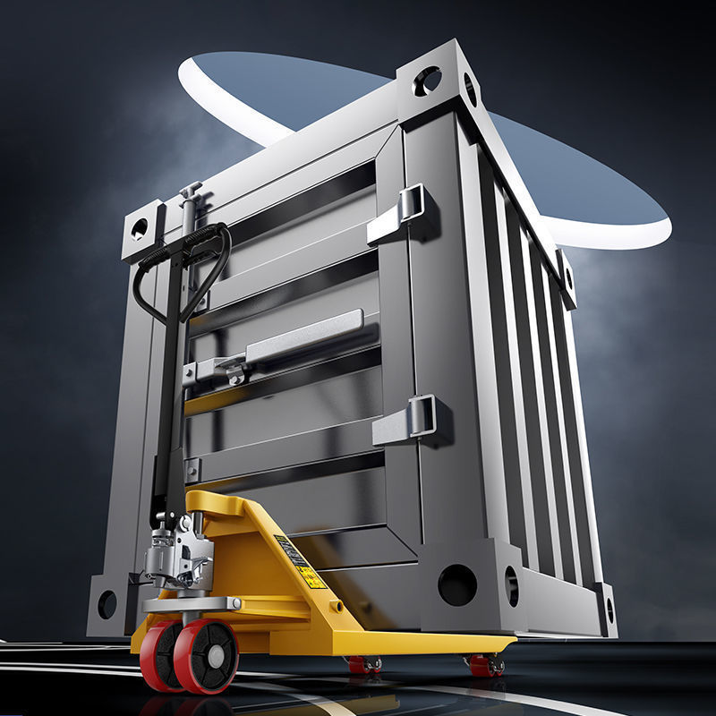 手动液压搬运车地牛拖车半电动高升程托盘车油压手推装卸车车2吨3