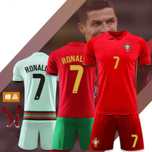 欧洲杯葡萄牙球衣国家队c罗球衣成人儿童足球服套装男夏印号