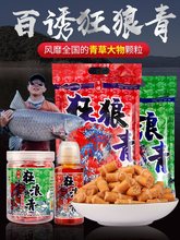 百诱狂浪青颗粒新款青鱼饵料挂钩窝料小药狂狼青黑坑草鱼专用鱼饵