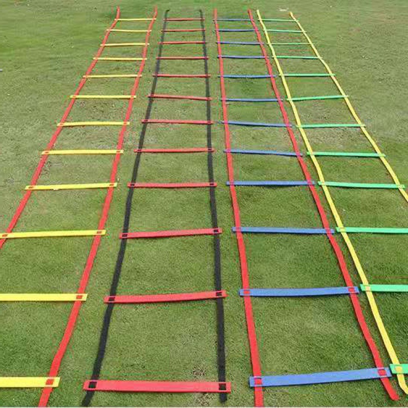绳梯敏捷梯绳梯篮球训练软梯儿童跳格步伐体能训练梯健身家用足球