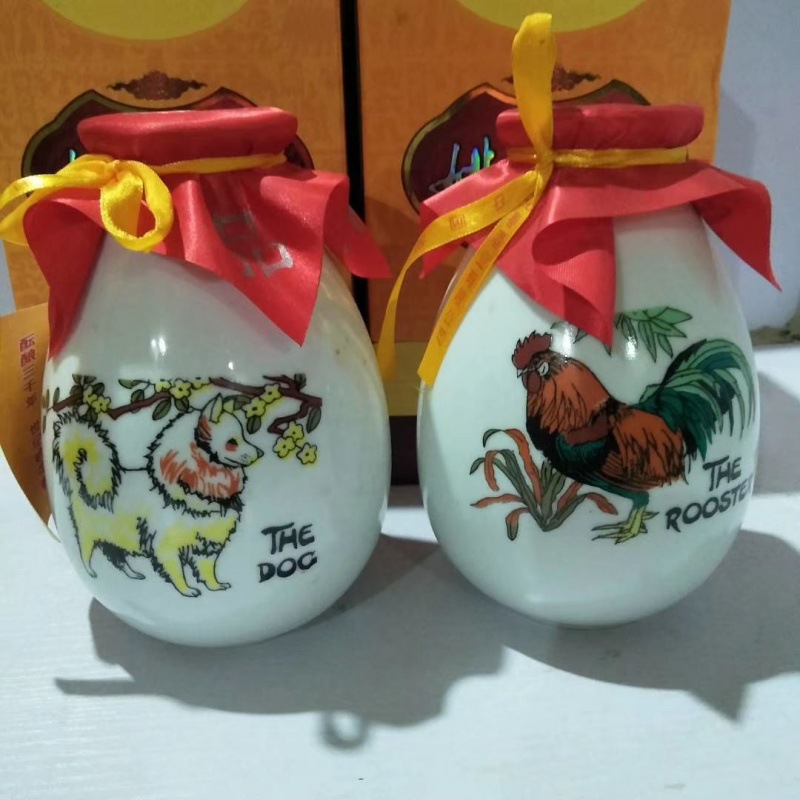 2005年50度姚花春生肖酒 500ml*1瓶浓香型国标优级酒河南名酒老酒