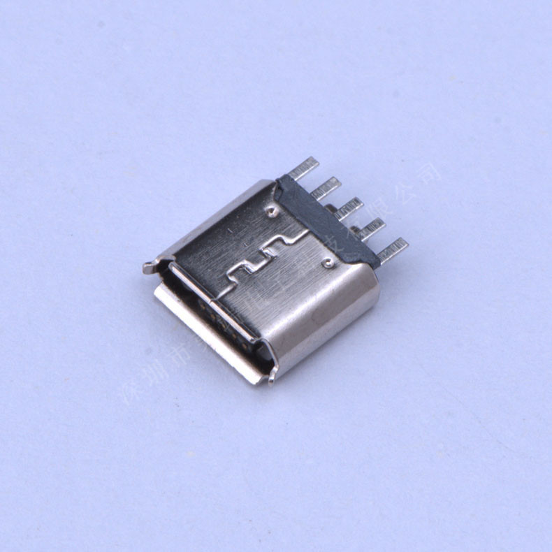 厂家直销microusb母座zl214micro母座夹板08卷边免费拿样