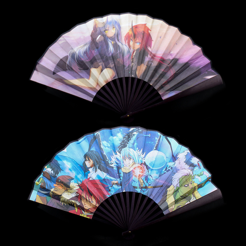 动漫折扇绢布10寸带阴阳师第五工作细胞忘羡夏目花子君漫展代发