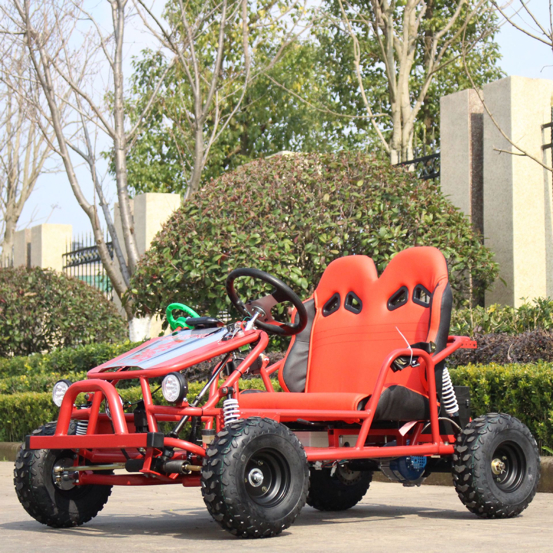 场地卡丁车儿童四轮电动车摩托车成人竞技漂移沙滩车雪地越野摩托