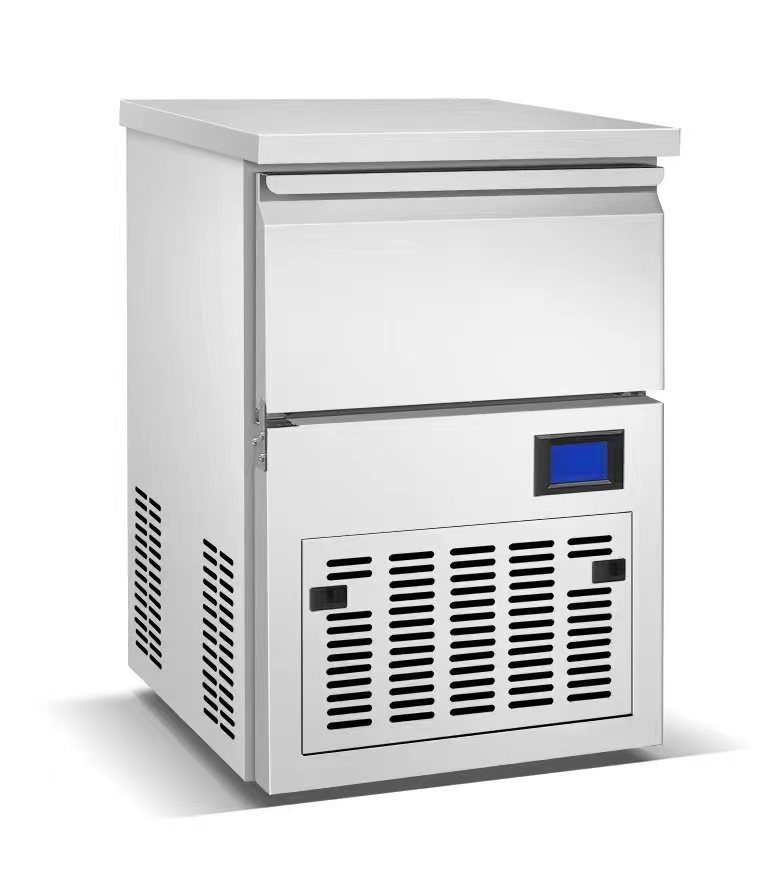 思诺特方冰制冰机日产量40公斤不锈钢款式全自动方形冰块制作机