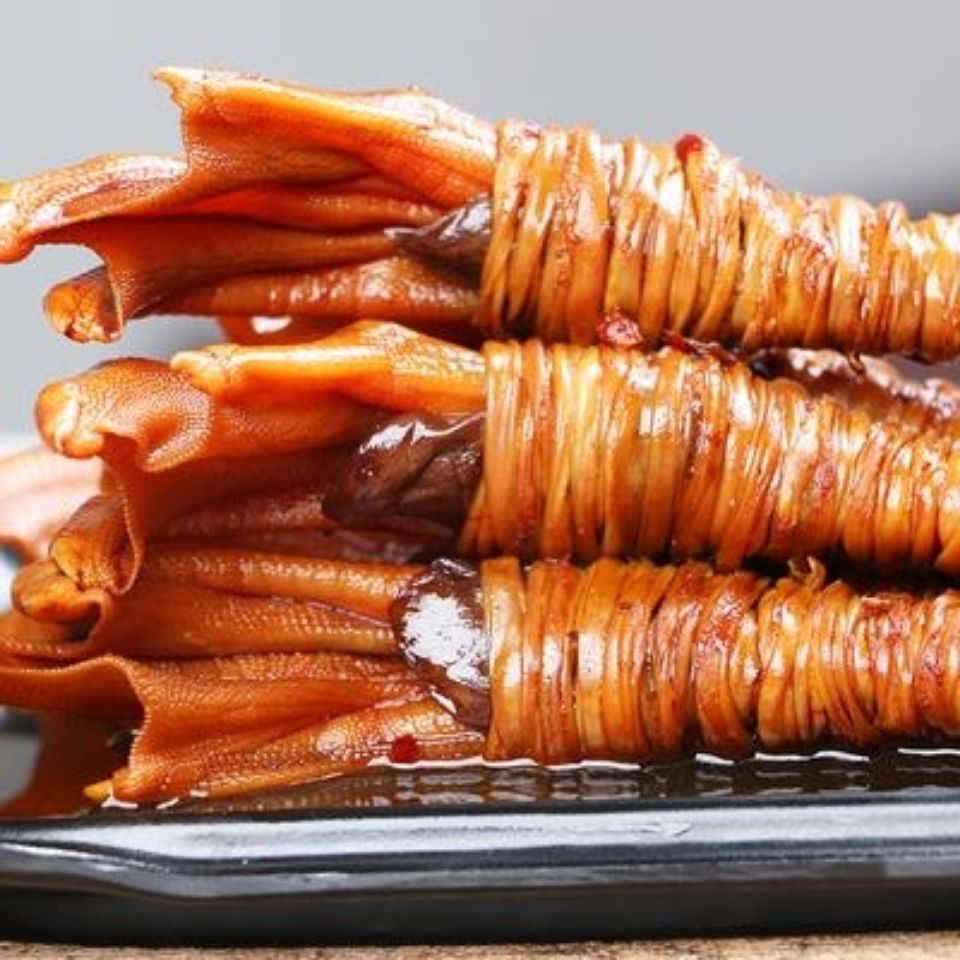 安徽宣城特产水阳三宝鸭脚包鸭肠裹鸭爪鸭心腊味鸭脚包10个包邮