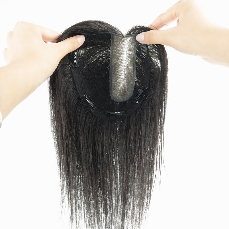 假发女3号网分界瑞士网全手织女士补发片真人发手织假发真发假发