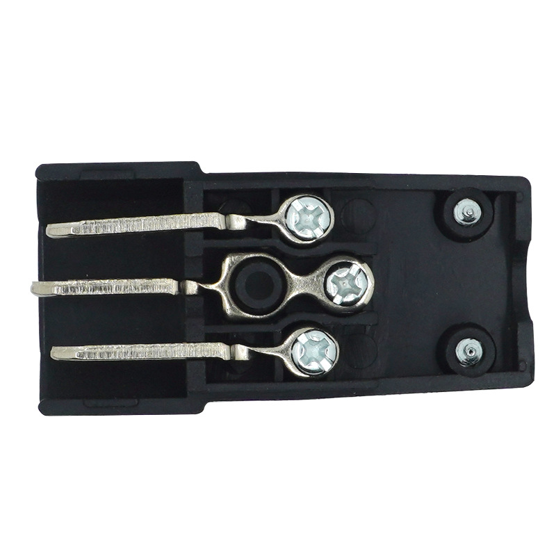 铁 电动车插头蓄电池品字接线插头电瓶车3三芯公母对接头ac插头