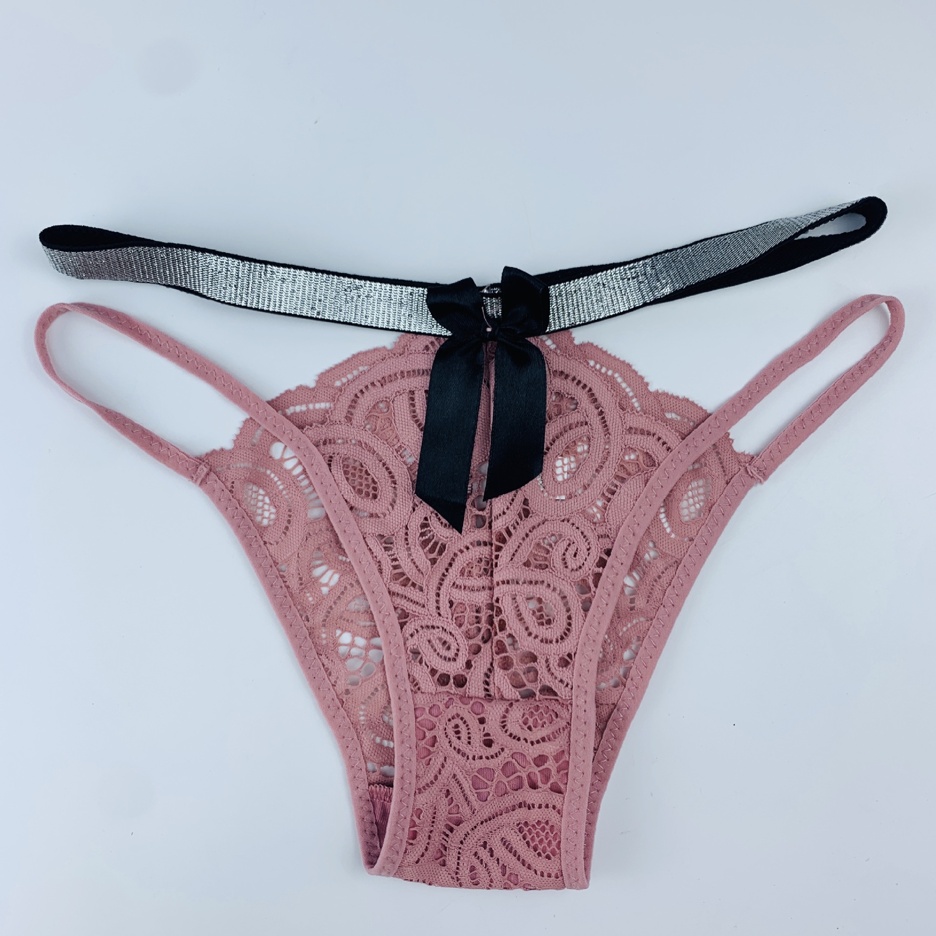 外贸情趣内裤少女蕾丝透明透视性感内衣裤少妇诱惑内裤女 t裤跨境