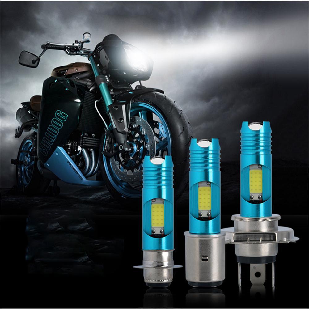 雷之光摩托车led大灯ba20d电动车灯led-h6m/p15d单爪灯前照灯h4