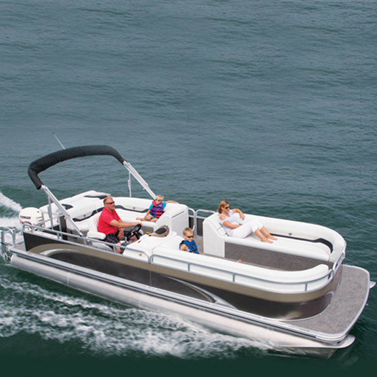 铝合金浮筒船定制铝船浮观光船湖上公园船私人游艇水上餐厅-阿里巴巴