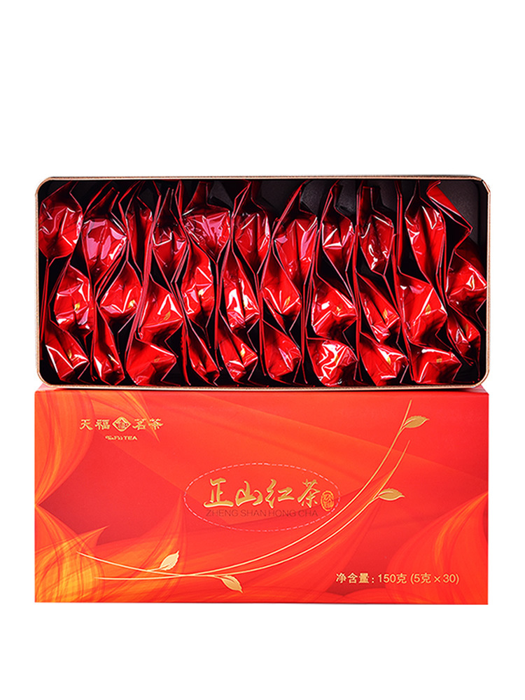 买1发2 天福茗茶 正山红茶 武夷山红茶茶叶礼盒装 150g
