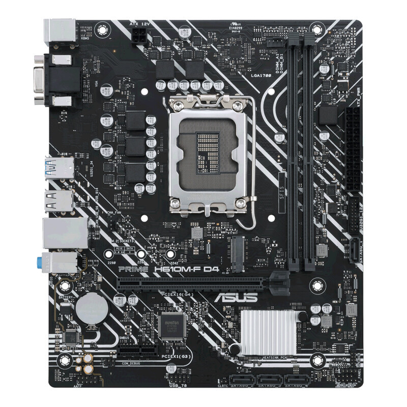 适用华硕prime h610m-f d4电脑主板适用12代cpu处理器12400f/1210