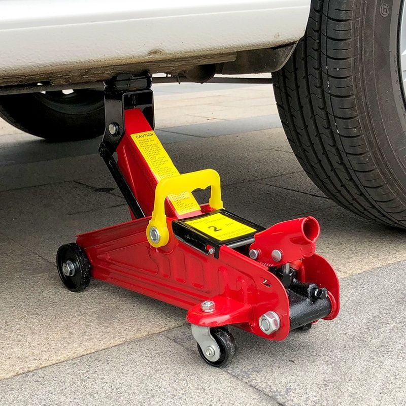 跨境汽车千斤顶卧式小轿车用液压立式2t手摇越野千金顶车载换胎工