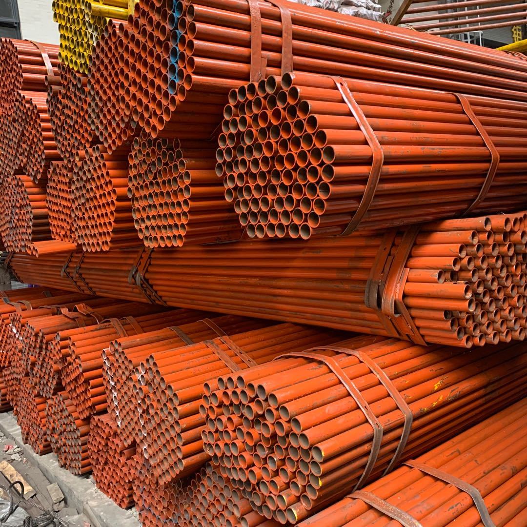 建筑定制排栅管 脚手架排栅钢管 外架排栅管 镀锌排栅管 架子管