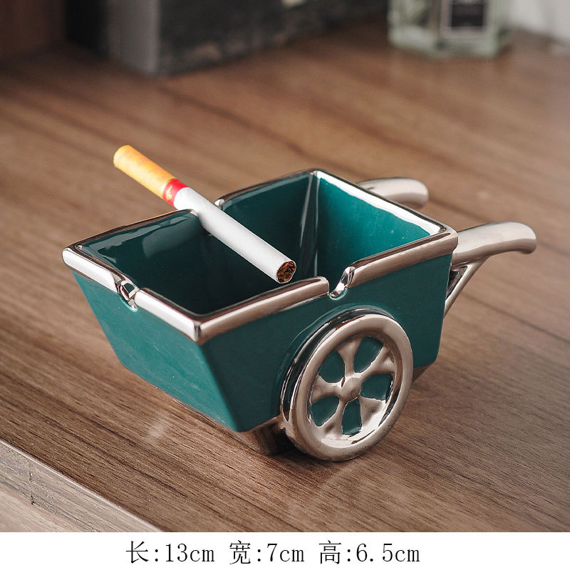 Wholesale Ashtray Home Fun Trolley Decorations Personalized Trendy Multi-Functional Office Anti-Gray Flying Ashtray