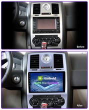 新款跨境商品 适用于克莱斯勒300C车载DVD一体机 汽车安卓大屏GPS