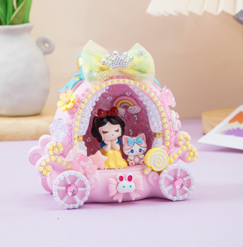 Children's Handmade Diy Girls' Birthday Gift Resin Crafts Night Light Decoration Material Package Educational Toys