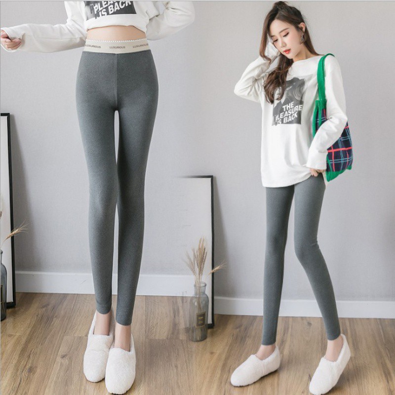 秋冬免脱双面绒打底裤隐形拉链开裆裤女情趣户外情侣约会打野外穿