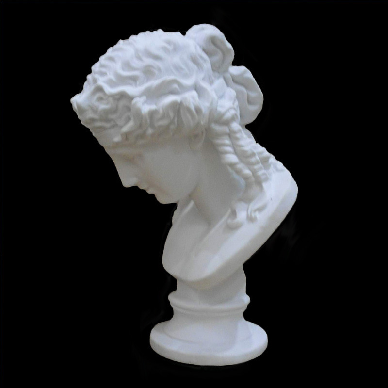 hc arts阿里阿德涅胸像阿里亚斯15cm高树脂小石膏像欧式摆件摆饰