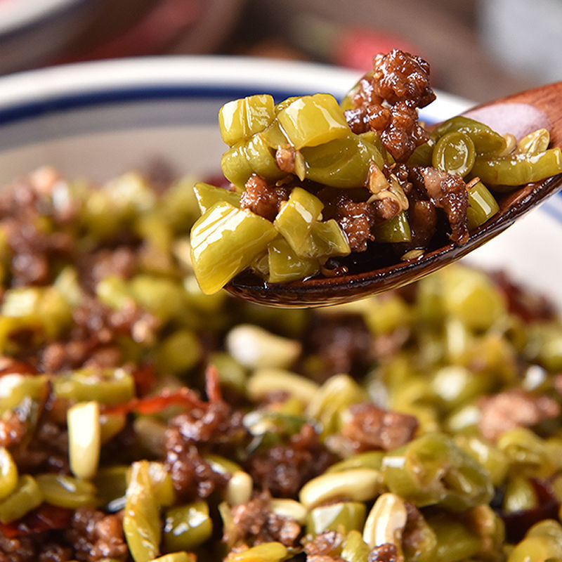 老坛泡豇豆酸豆角1斤1袋腌缸豆咸菜泡菜下饭菜商家用袋装酱菜批发