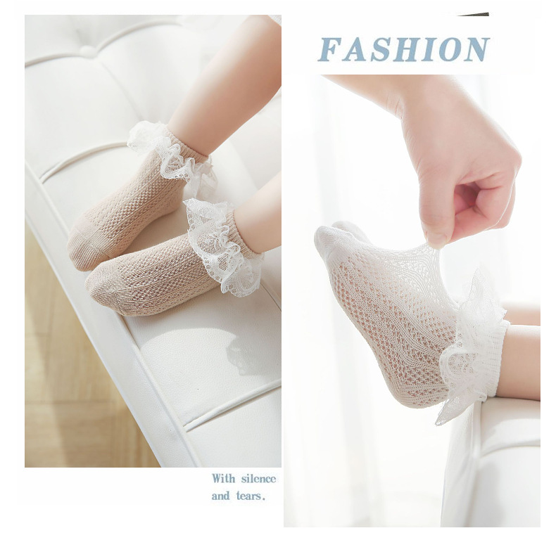 23新款女童蕾丝花边袜韩版舞蹈袜春夏季儿童袜子公主袜中大童女孩详情11