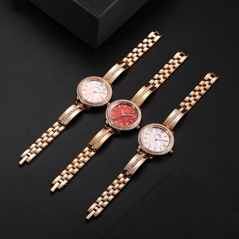 Ibso New Watch Women's Ins Style Small and Simple Retro Temperament Fritillary Face Women's Watch Cross-Border Business One Piece Dropshipping