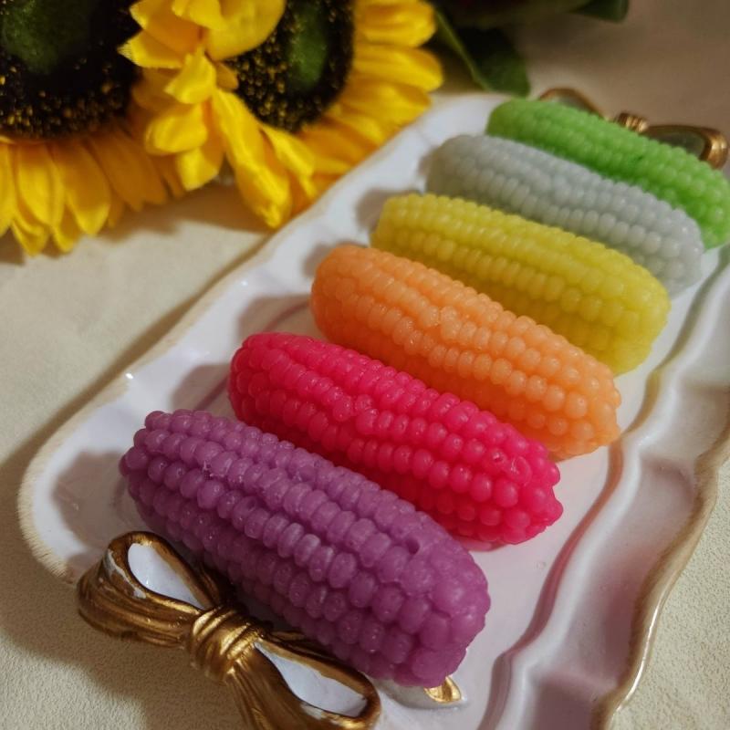 网红零食蜡瓶糖玉米成品材料嚼着巨型主播吃的自制蜂蜡瓶糖可食用