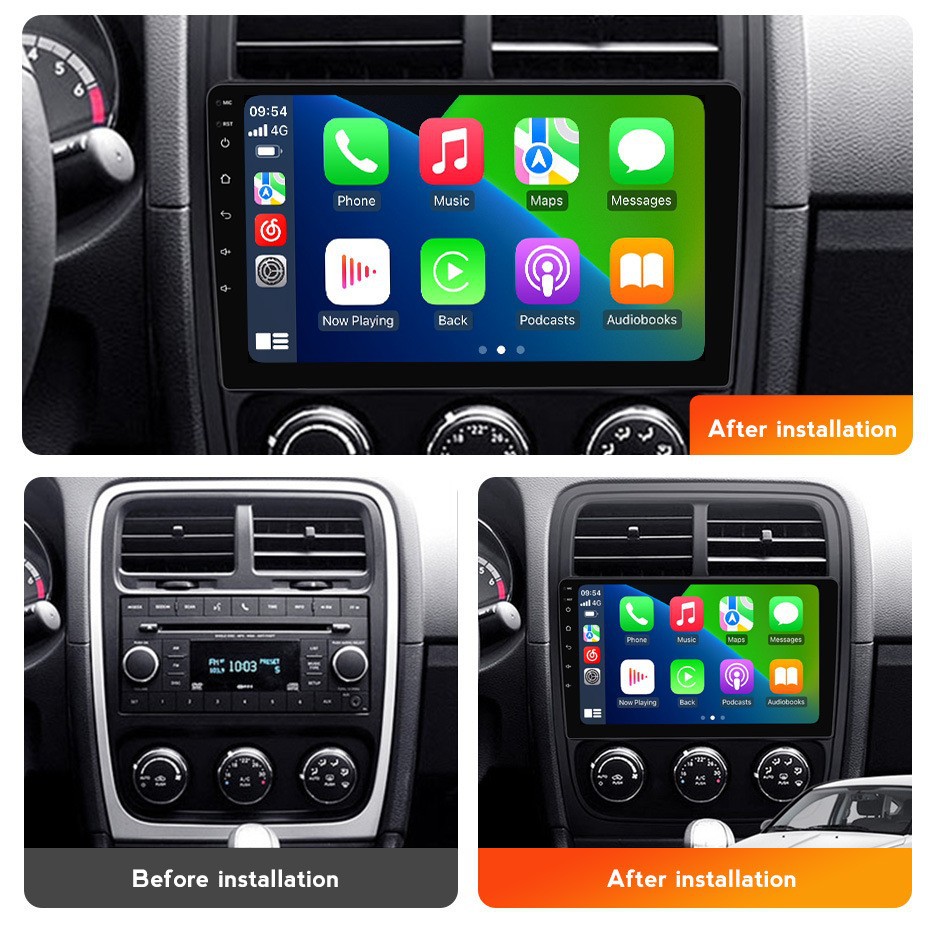 适用于道奇酷博dodge caliber安卓大屏导航智能车机多媒体系统