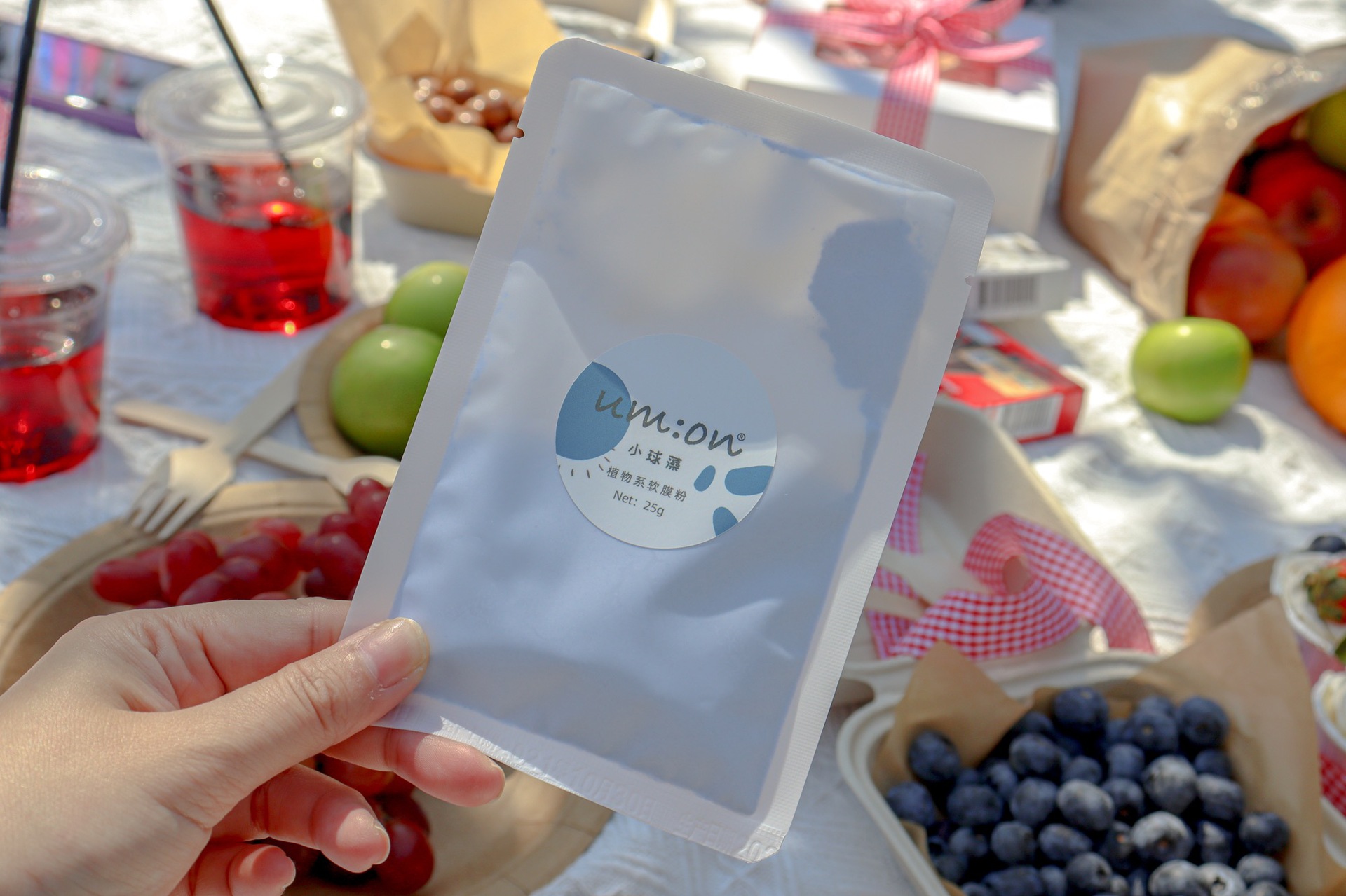 um:on小球藻软膜粉美容院用面膜粉次抛软膜粉批发