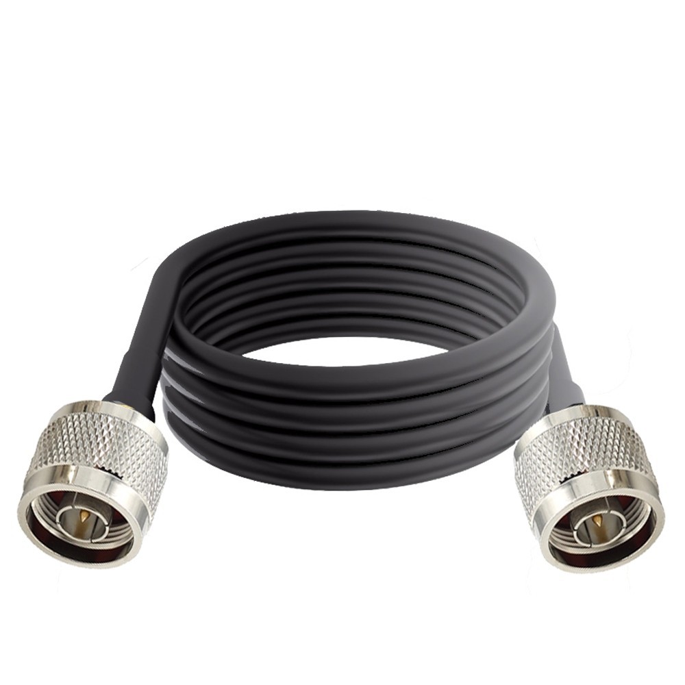 rg8u馈线 rg58双公n头连接线 n公转n公50-7馈线无线网桥馈线 3m长