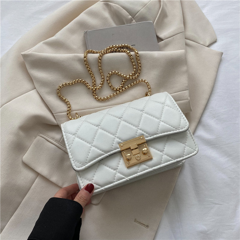 Women's Bag 2022 New Fashion Bag Shoulder Messenger Bag Ins Summer Internet Celebrity Women's Bag Diamond Small Bag