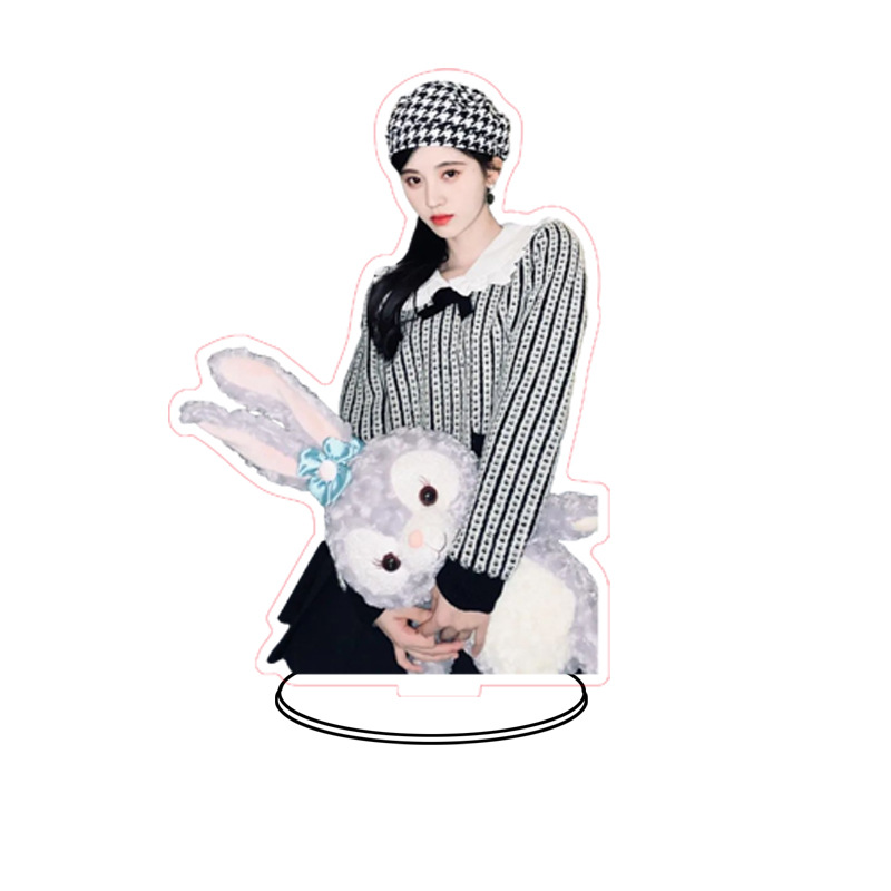 鞠婧祎立牌桌面亚克力站牌应援物同款周边人形立牌透明边学生礼物