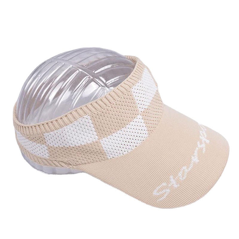 Korean Style Topless Hat Parent-Child Summer Outdoor Sports Sun Hat Sunshade Sun Protection Hat Trend Knitting Baseball Peaked Cap