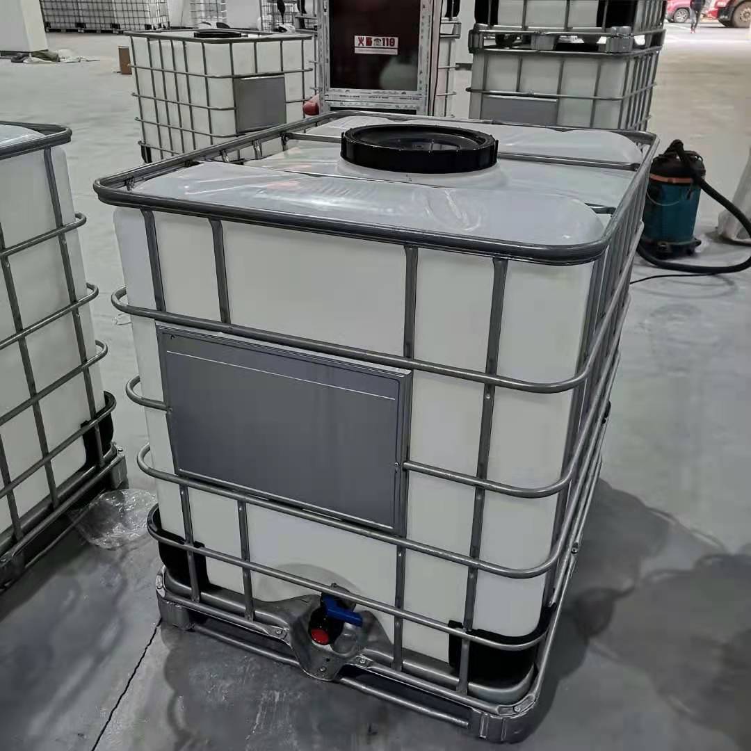 ibc运输集装桶 食品级加厚滚塑吨桶 方形化工桶带铁架千升桶