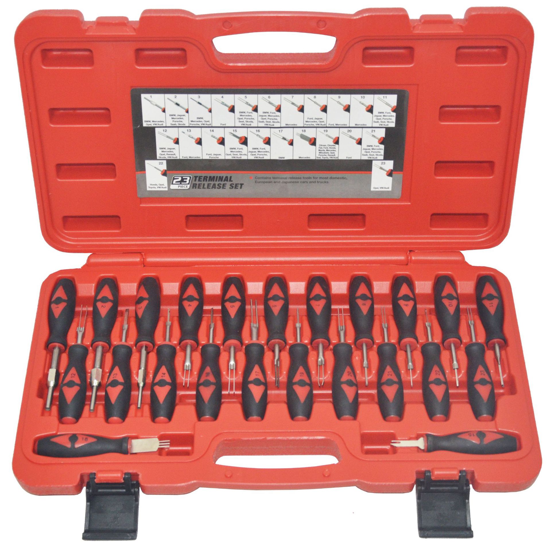 23件套端子拆卸工具 大众/奥迪汽车线束插头 退针器取针器vas1978