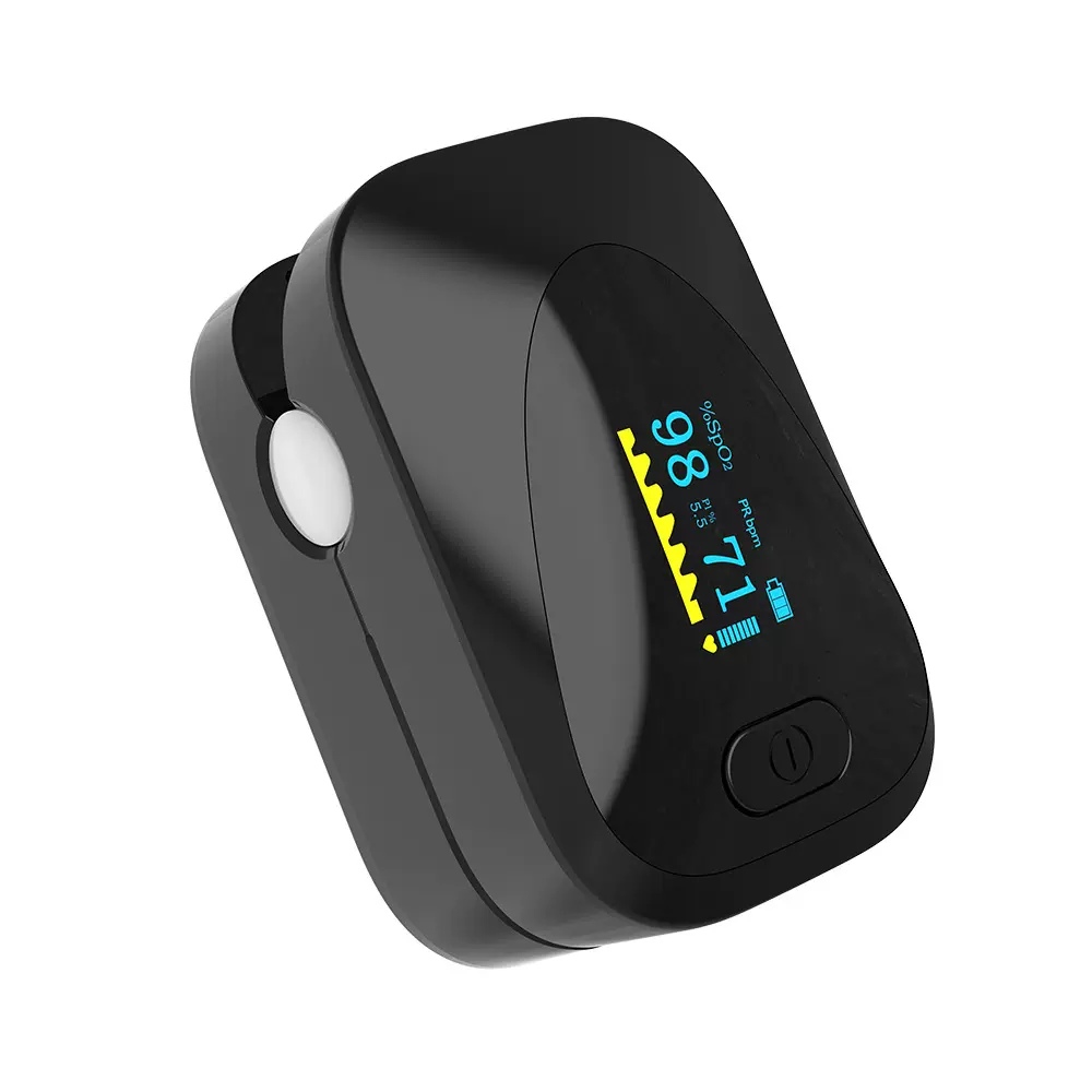 跨境手夹式脉搏血氧仪ce家用指尖血氧心率监测脉搏测量仪血氧计