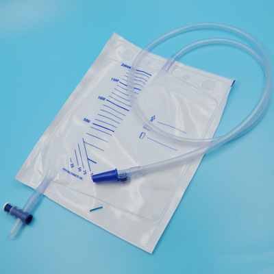 一次性使用引流袋 导尿管集尿袋防逆流1000ml 加厚加长1.1米