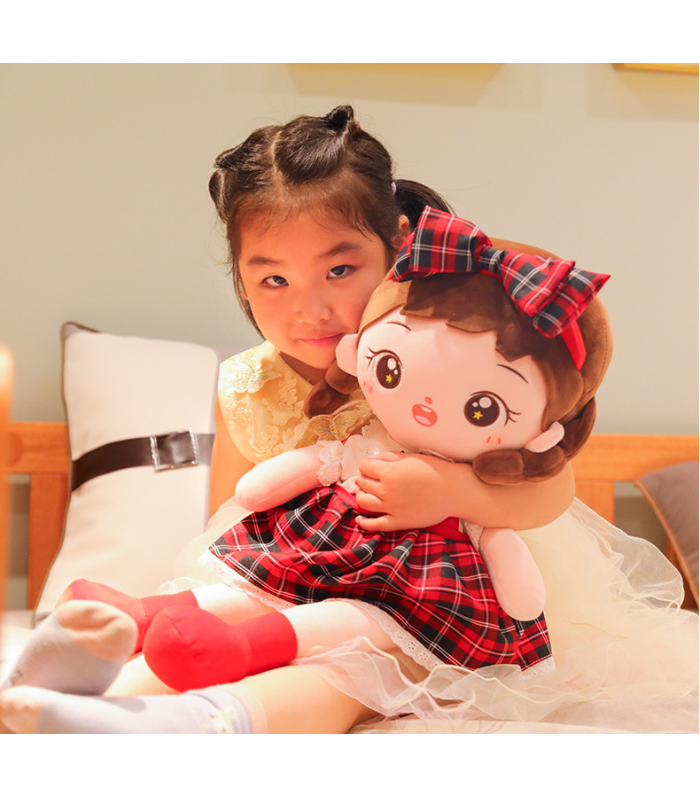 【一件代发】可爱小女孩洋娃娃公主布娃娃睡觉玩偶女儿童毛绒玩具